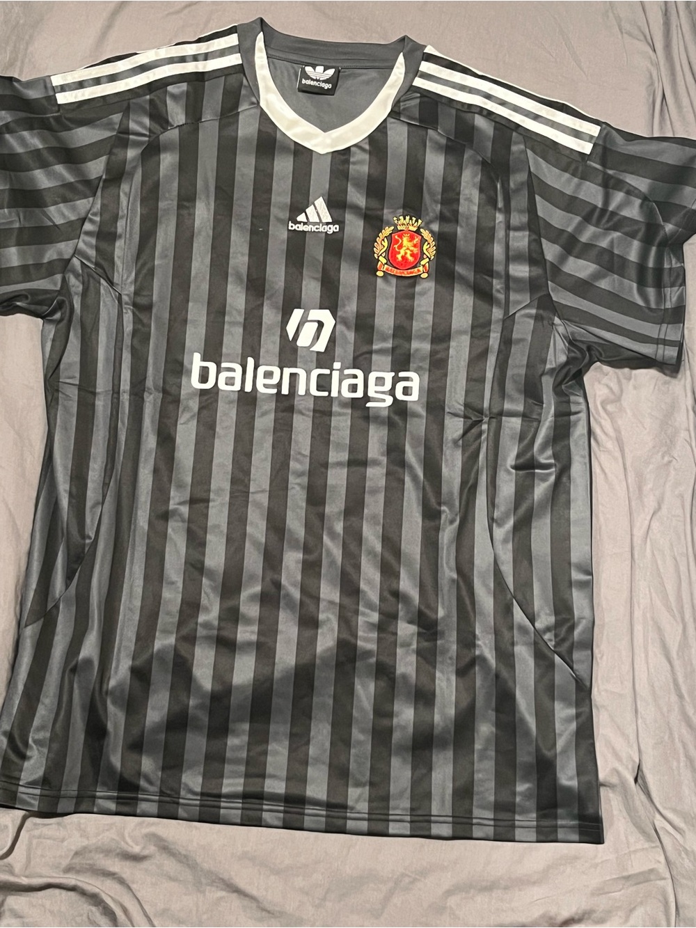 Balenciaga Black Soccer Jersey Pre-Owned